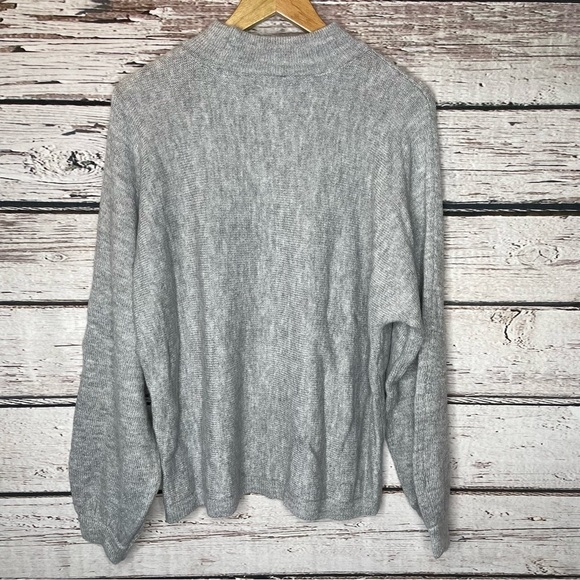 Belle by Belldini Gray Silver Pullover Sweater Women’s XL from Macy’s Soft Comfy - Picture 1 of 16